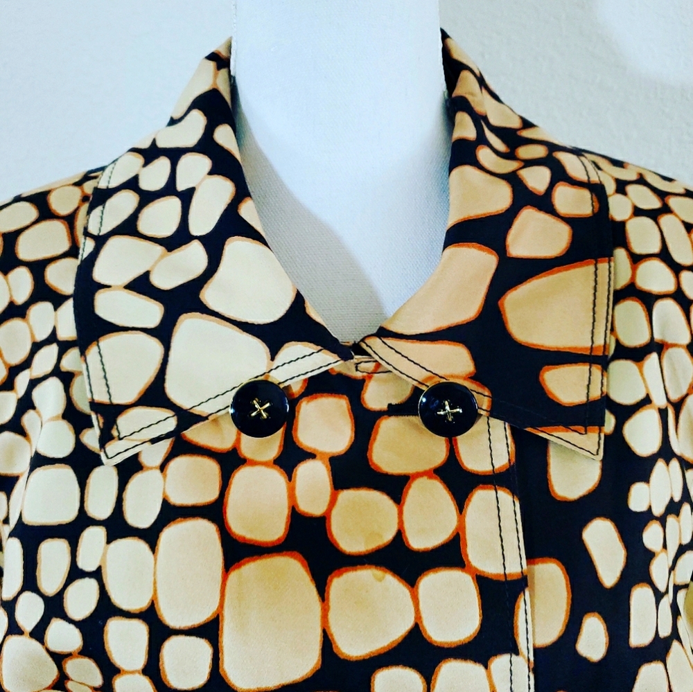 St John Giraffe Print Double Breasted Jacket - Picture 2 of 9